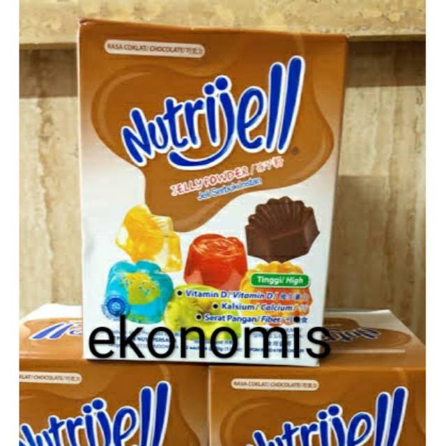 

Nutrijell coklat ekonomis per box isi 12pcs