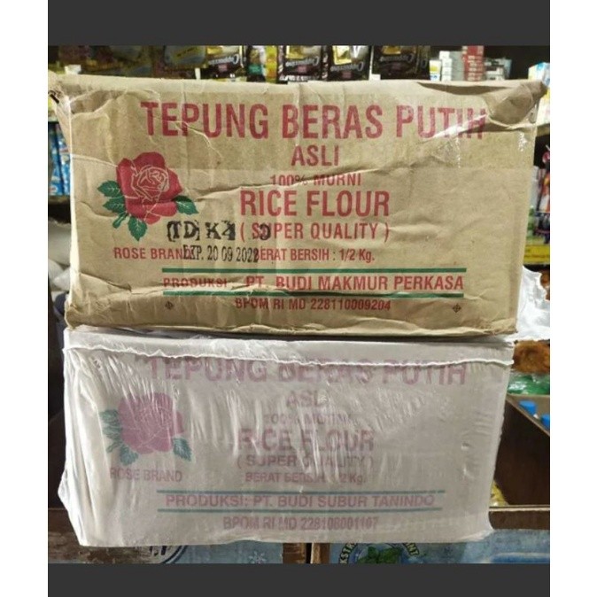 

Tepung Beras Putih Rose Brand 500gr per dus (20bks)