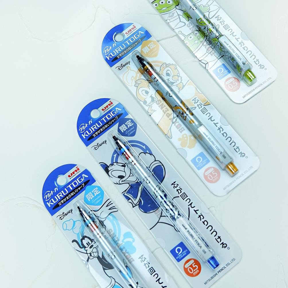 

SALE Uni Kuru Toga Auto Lead Rotation Mechanical Pencil - 0.5 mm - Disney NEW rt-87