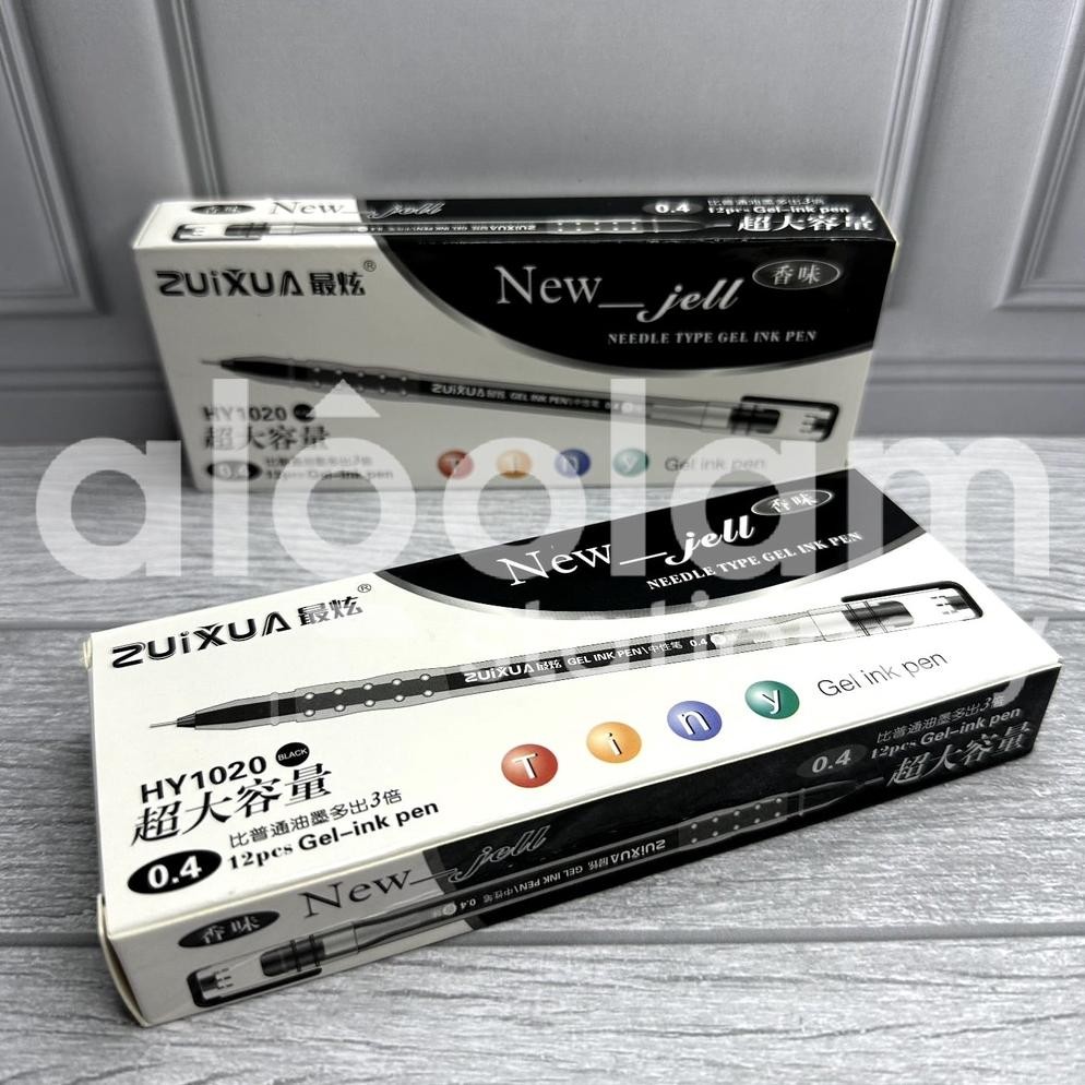 

SELUSIN ( 12 PCS ) New Gel Pulpen Zuixua 0.4 mm Gel Pen Zuixua / Van-Art 0.4mm