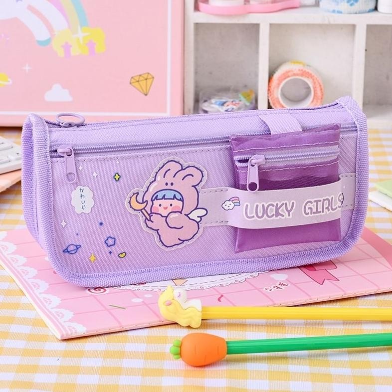 

VIRAL Kotak Pensil Pencil-case Perempuan motif Cantik Dan lucu aq-54