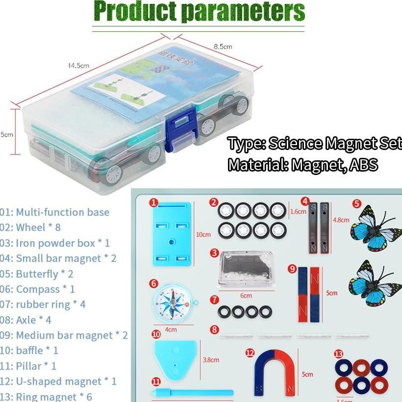 

Buku & Alat Tulis Lainnya Science Maagnet Set | Magnet Edukasi Praktek Sekolah | Magnet Play Set