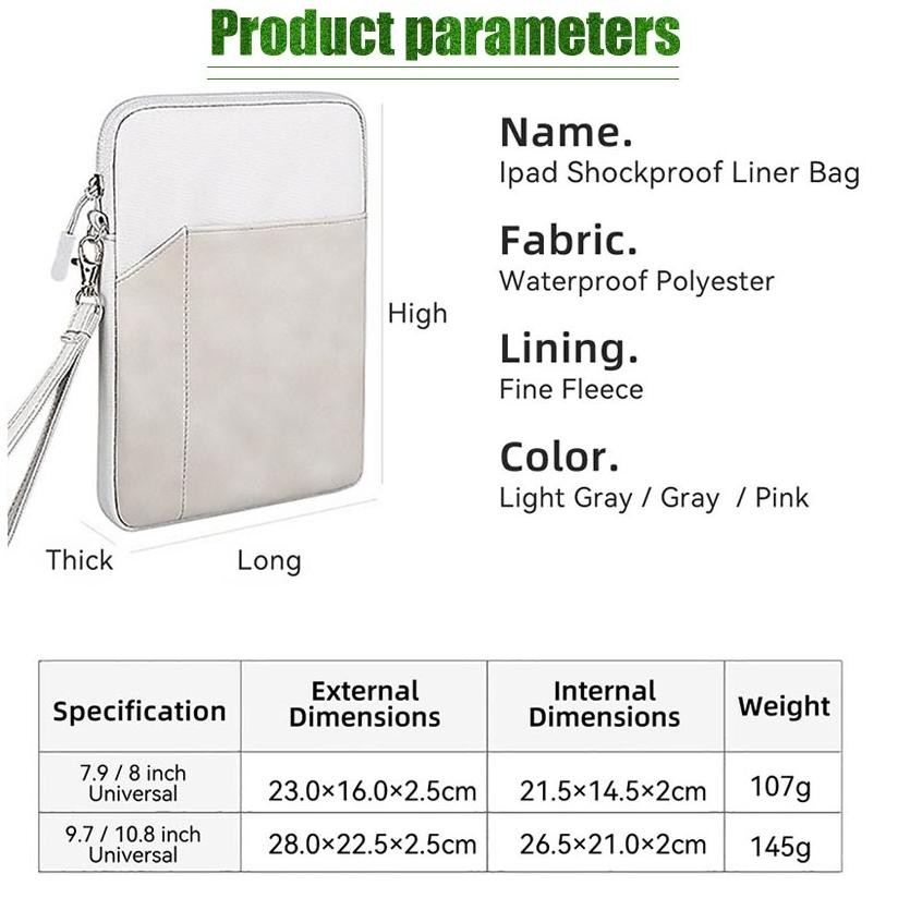 Casing & Skin Tablet Tas Ipad Waterproof Shockproof Pouch / Tas Tablet / Ipad Case / Tas Pouch Penyi