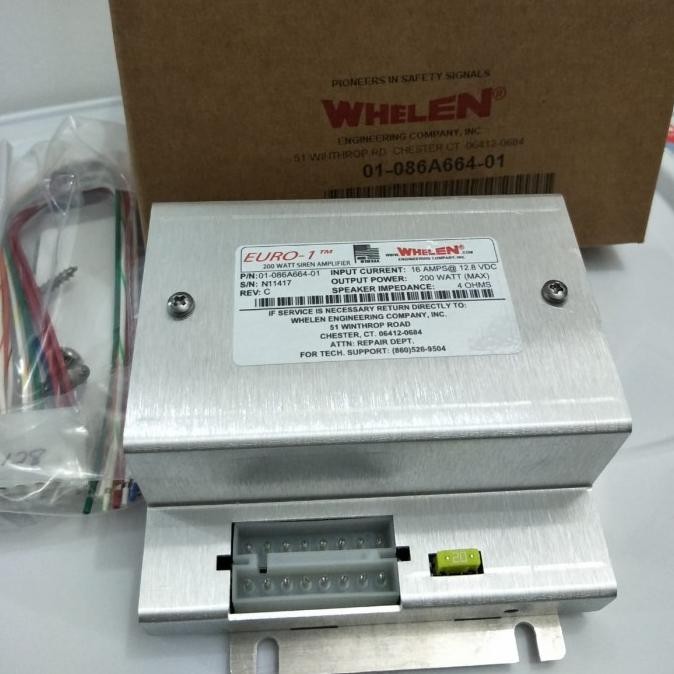 Whelen EURO1 + jumper / EURO 1 - 200 watt - Amplifier