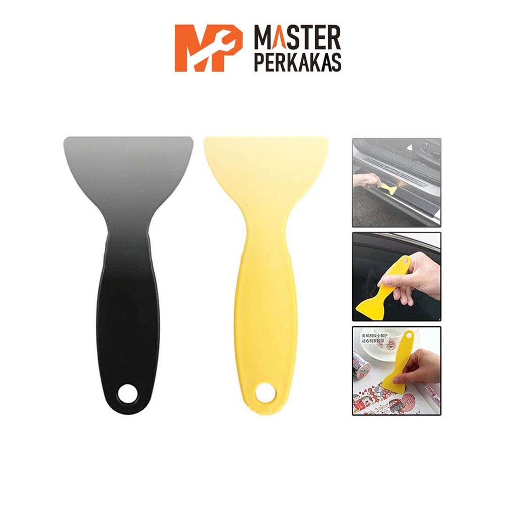 Scraper Alat Pasang Stiker MP / Scaper Kape B Rakel Kaca Film Lem Wall Decal Wallpaper Sticker Mobil