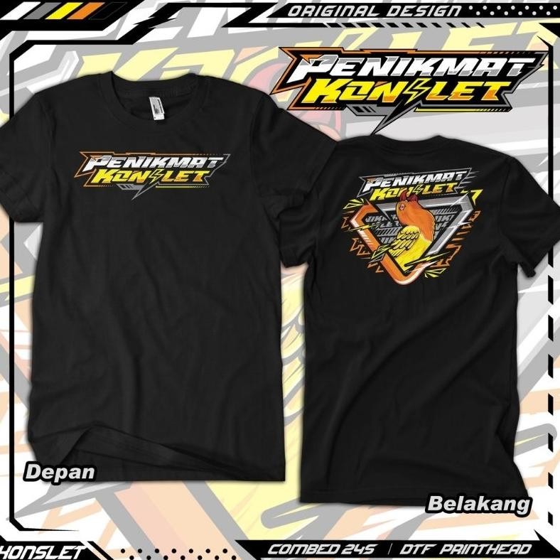 Promo Kaos Penikmat Konslet T-Shirt Distro Penikmat Konslet Burung
