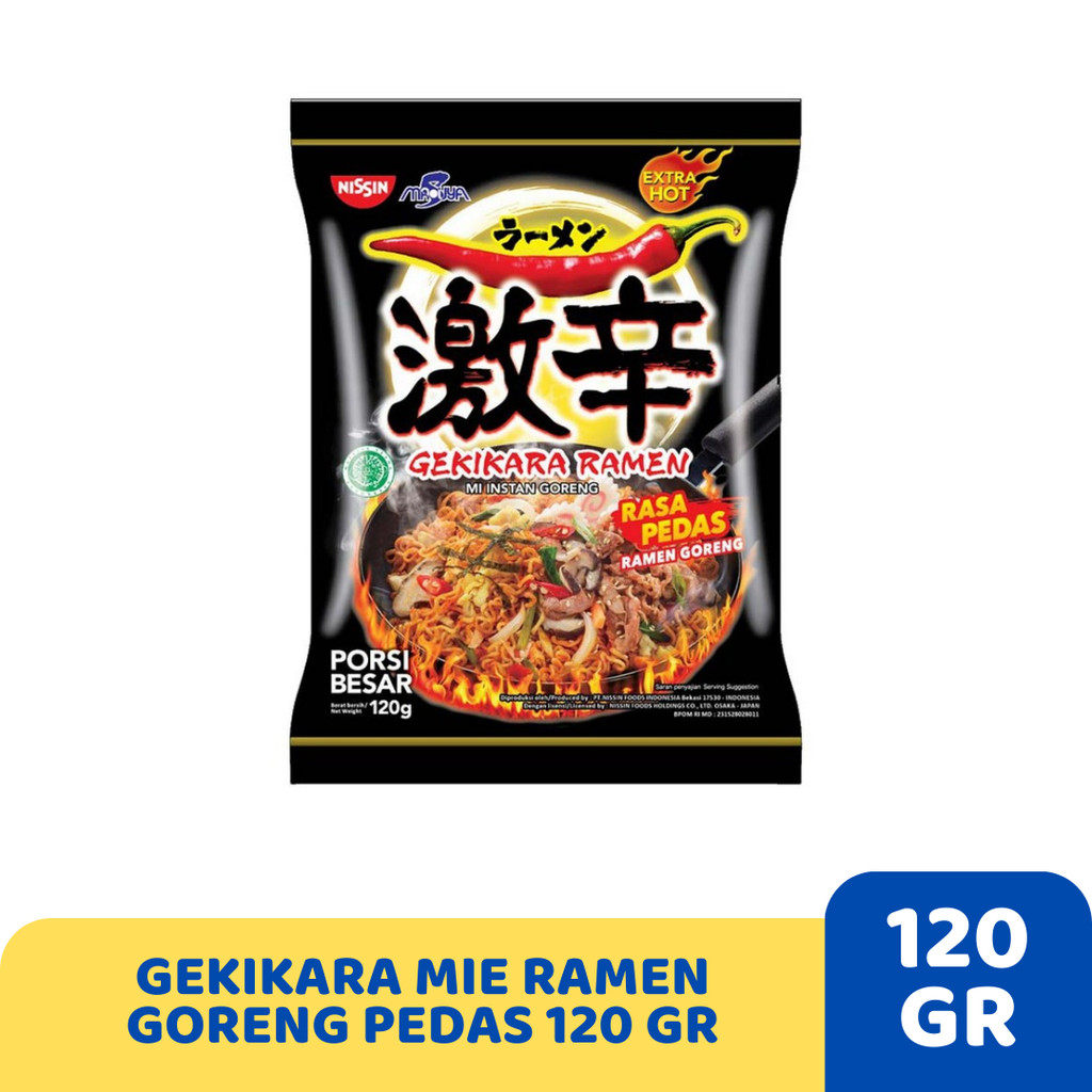 

GEKIKARA MIE RAMEN GORENG PEDAS 120 GR