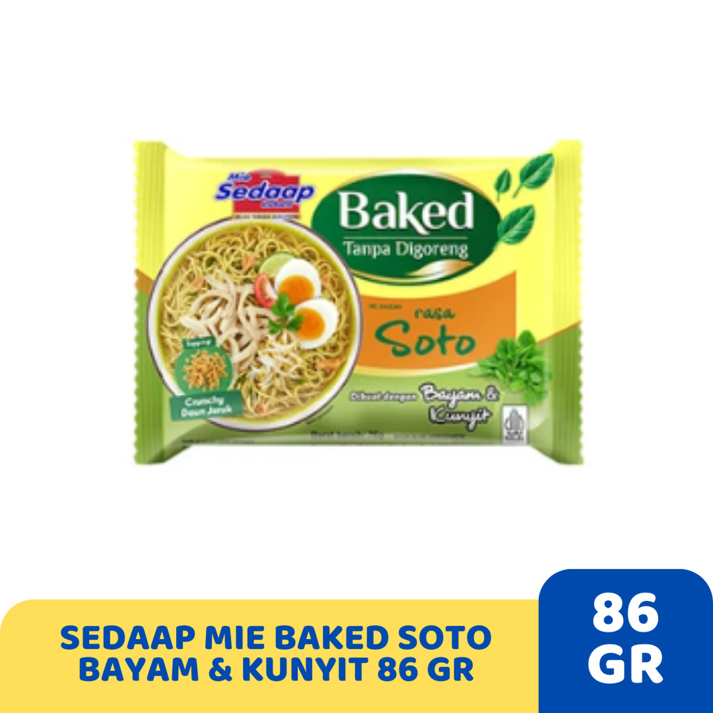 

SEDAAP MIE BAKED SOTO BAYAM & KUNYIT 86 GR