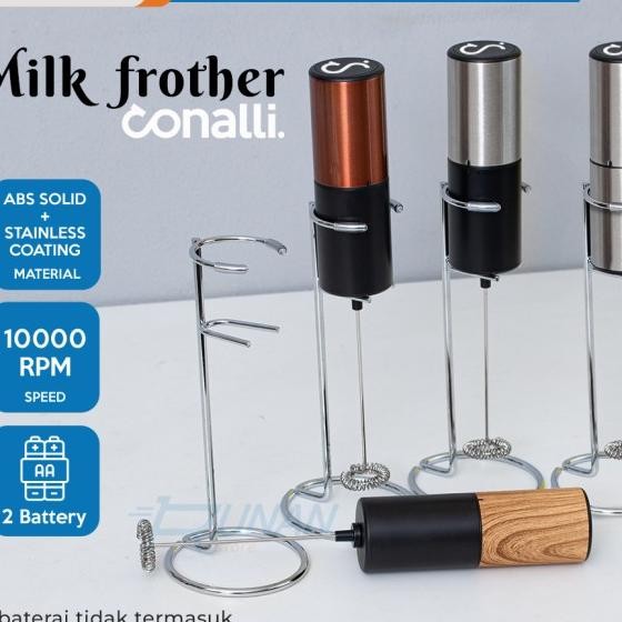 Lk Frother Baterai Home Barista - Hand Xer Electric Pembuih Susu