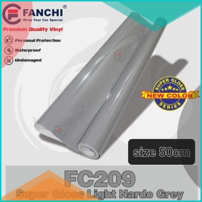 

50cm Sticker Fanchi FC209 Super Gloss Glossy Light Nardo Grey 50cm 14