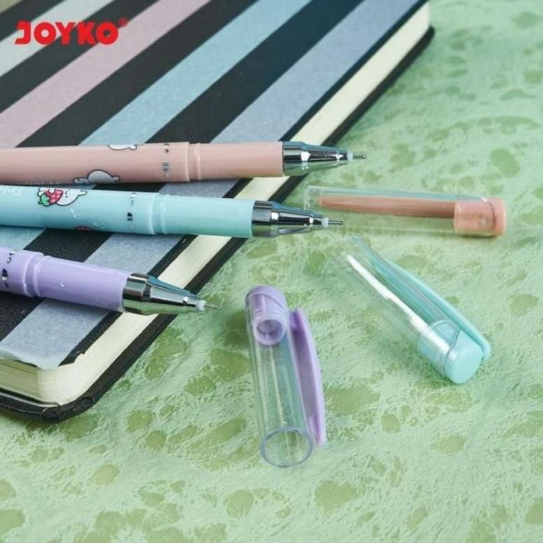 

gh-67 Bolpoint/ Pulpen Hapus Gel Pen Joyko GP-333 0.5MM (1 Lusin) Hemat