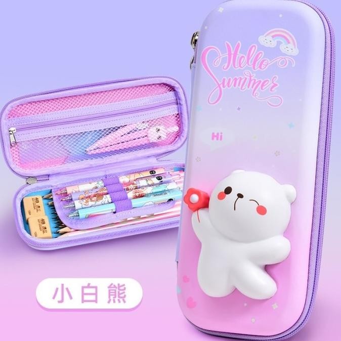 

Tempat Pensil Kotak Pensil 3D Squishy Hardcase Waterproof Lucu SM88
