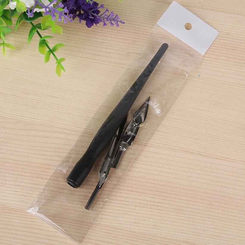 

QV21 Pena Kalam Kaligrafi 1 Set Fountain Pen Kaligrafi Calligraphy Pen Manga Comic Pen Drawing Tools 1 Pen Holder + 5Nibs Viral