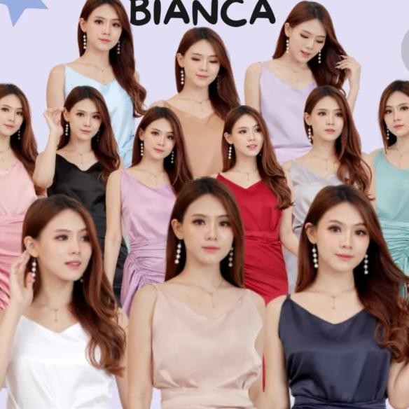 Inner Tanktop Bianca V-Ne Dalaman Kebaya Pesta Satin Veet