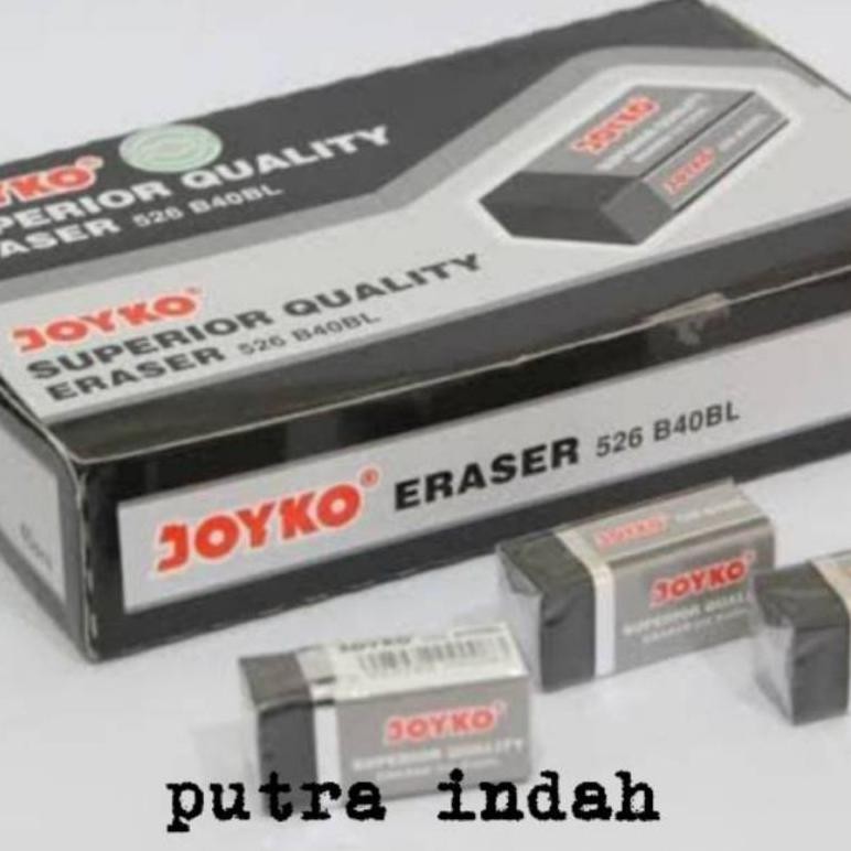 

gf-5 Grosir 1 pak isi 40 pcs Penghapus joyko kecil hitam Berkualitas