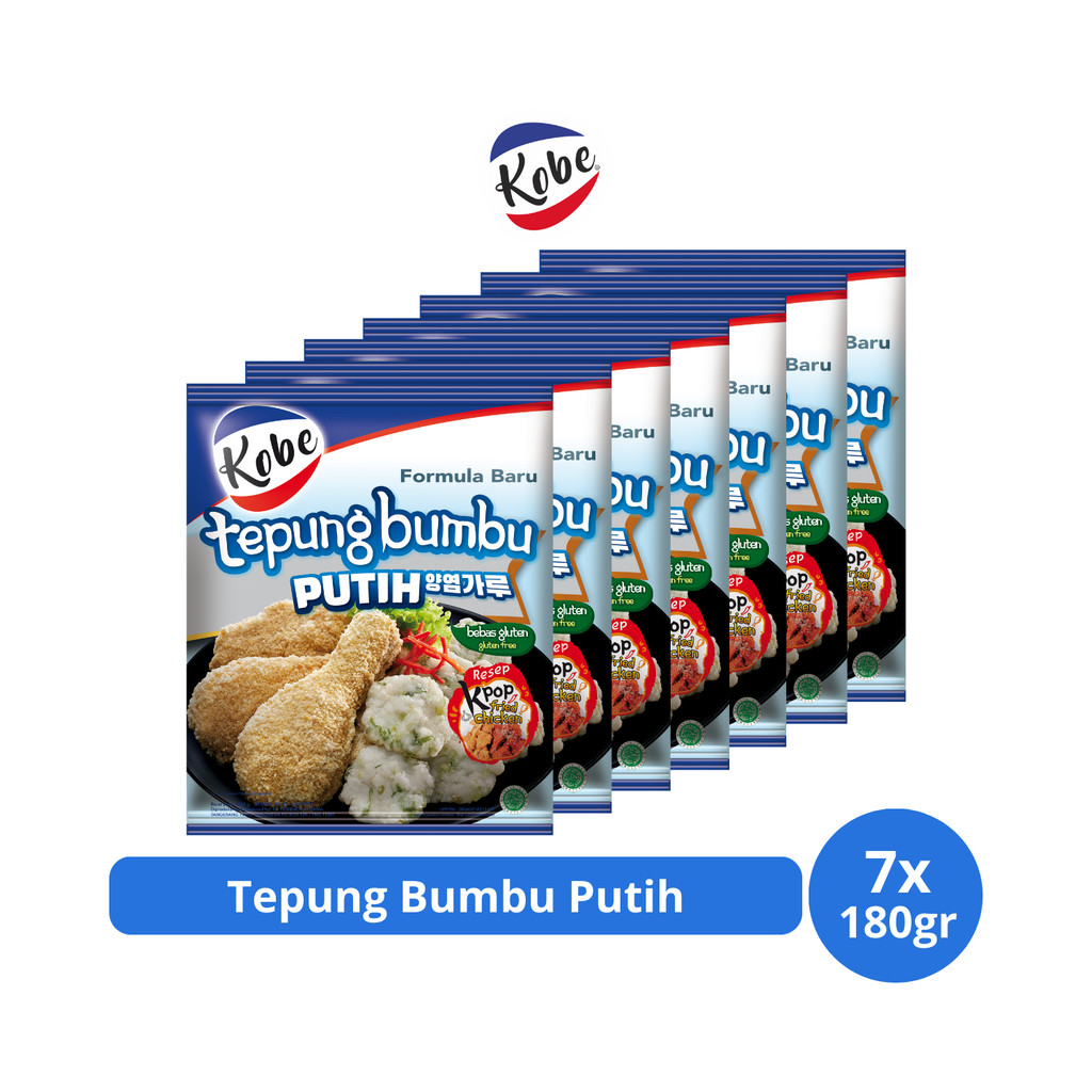 

Kobe Tepung Bumbu Putih 180gr x 7 pcs