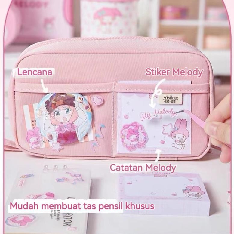 

uk-68 Penjual LokalTas Pensil Multifungsi Lucu Tas Penyimpanan Alat Tulis Siswa Kantor Tas Pensil Kapasitas Besar Tempat Pensil Tas Pensil Siswa Hemat