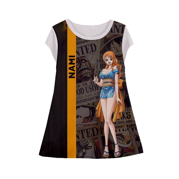 Baju Dress Anak Perempuan One Piece Perempuan v7 Tunik Anak Wanita Untuk Umur 1-12 Tahun - kaosanakm