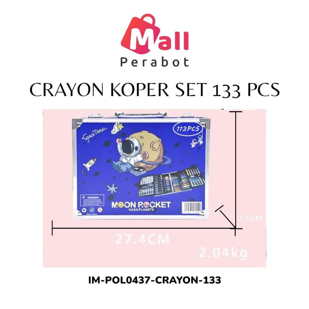 

Special Promo Mall Perabot | Crayon Set 133 Pcs Koper Aluminium Besi | Box Alat Lukis Anak Koper Set | Krayon Mewarnai Anak | Pensil Warna | Perlengkapan Mewarnai Lukis Terlaris