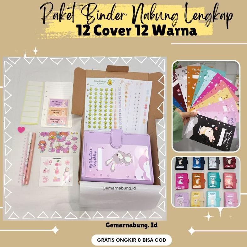 

fgh-56 Paket Binder keuangan Lengkap A6, Paket Binder keuangan menabung lengkap, Binder sinking fund, Binder A6 Murah