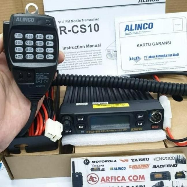 RADIO RIG ALINCO DR-CS10 VHF RIG ALINCO DR CS-10 VHF GARANSI ALINCO CS