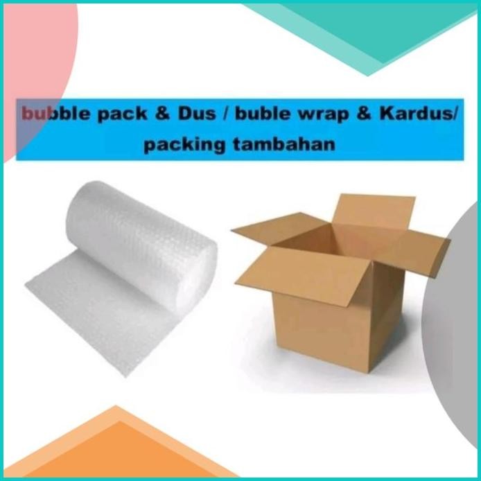 

TAMBAHAN PACKING DUS / BUBBLE WRAP SUPAYA BARANG AMAN 140BZ4 suku cad