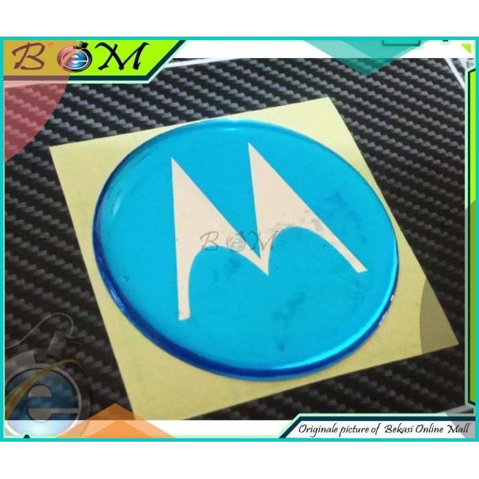 

Sticker stiker Logo timbul Emblem moto motorola 140BZ4 suku cadang