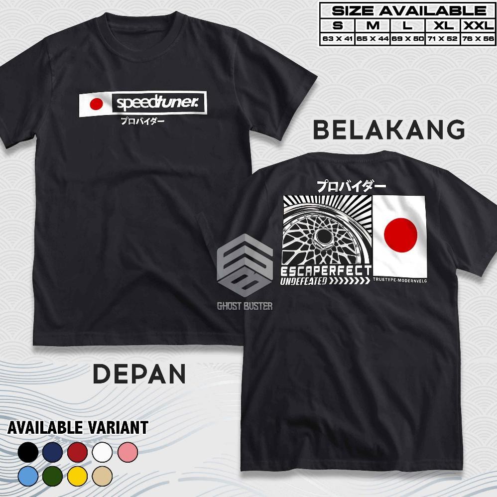 Promo Kaos Racing Speedtuner Escaperfect Japan Baju Distro Motor Mobil Tshirt Otomotif Gba883
