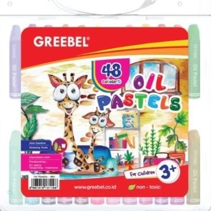 

Krayon Greebel Kids Oil Pastel Crayon 48 Color/ Warna
