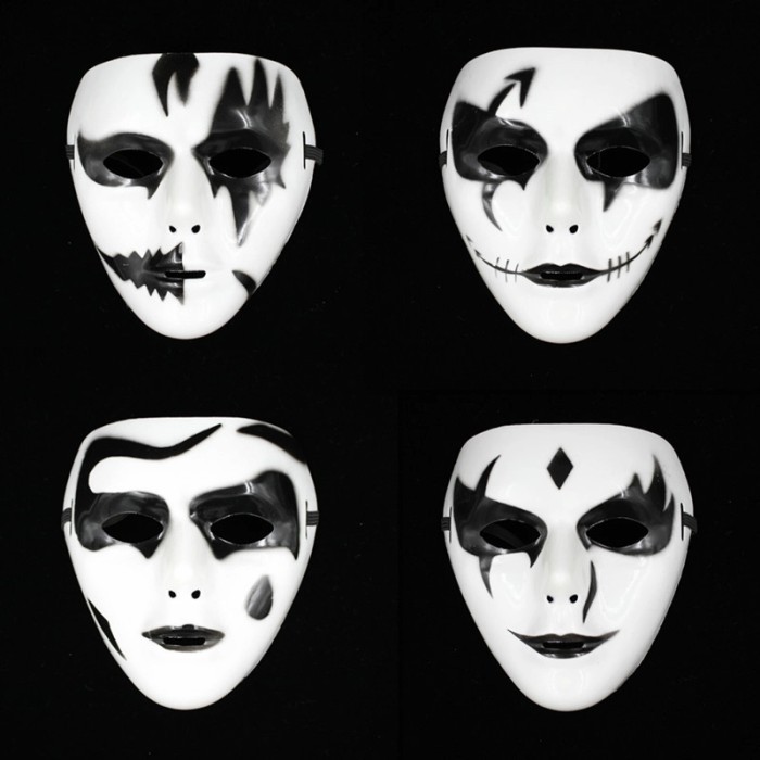 #####] GROSIR Topeng Halloween Scary Mask Kostum Hantu Wanita Seram Hantu