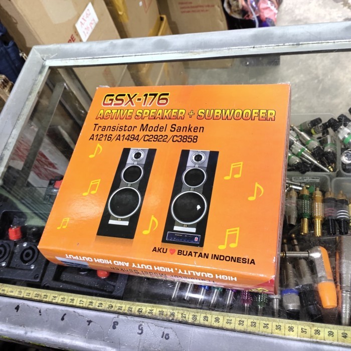 {{{{}}] Kit Aktif Speaker GSX176 + Subwoofer