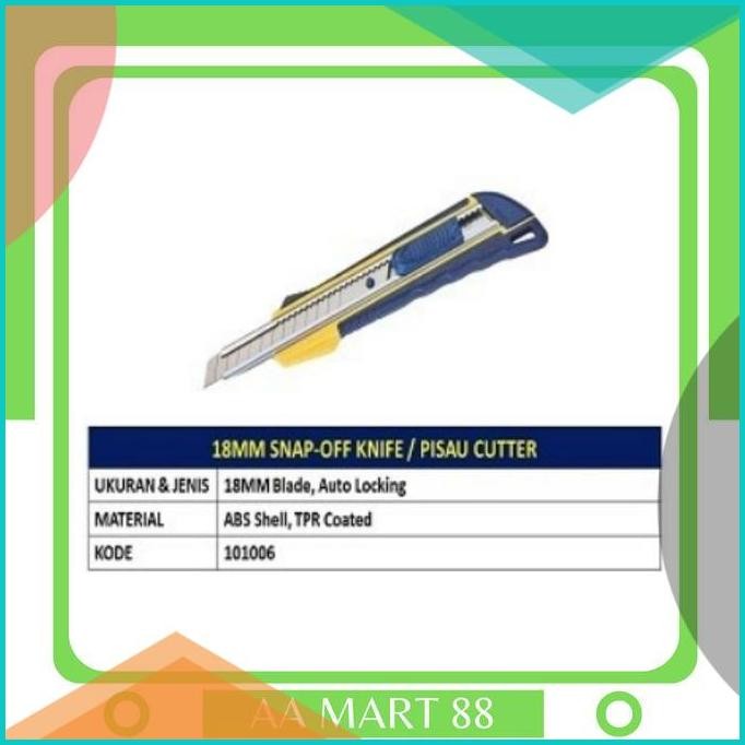 

Pisau Cutter 18mm JETJO TOOLS / Snap-Off Knife 140BZ4 perkakas