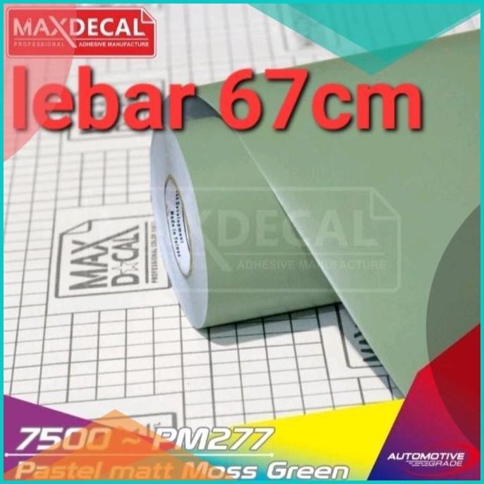 

Sticker Maxdecal 7500 PM277 Pastel Matt Moss Green Vinyl Permeter 140