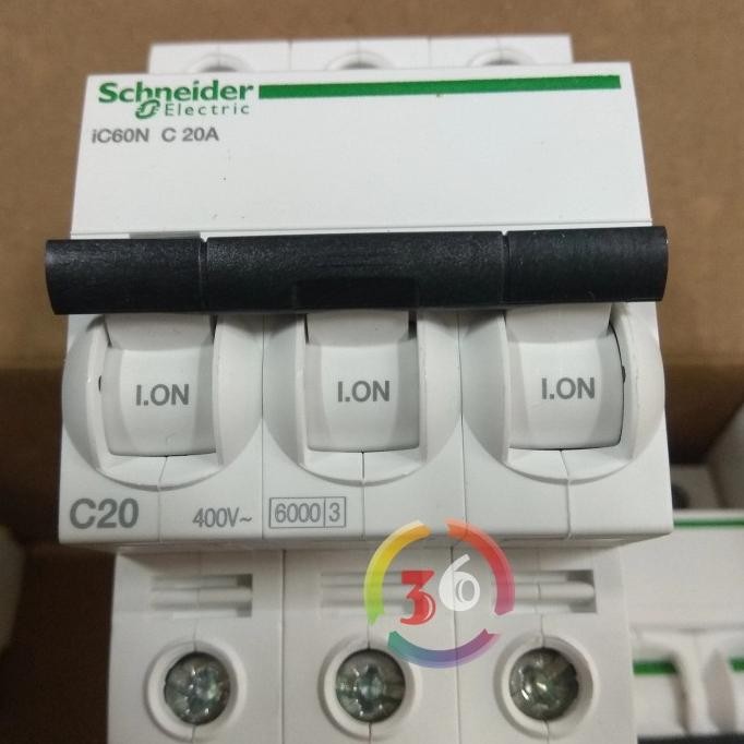 Mcb Ic60N 3P 6 A - 20 A Berkulitas