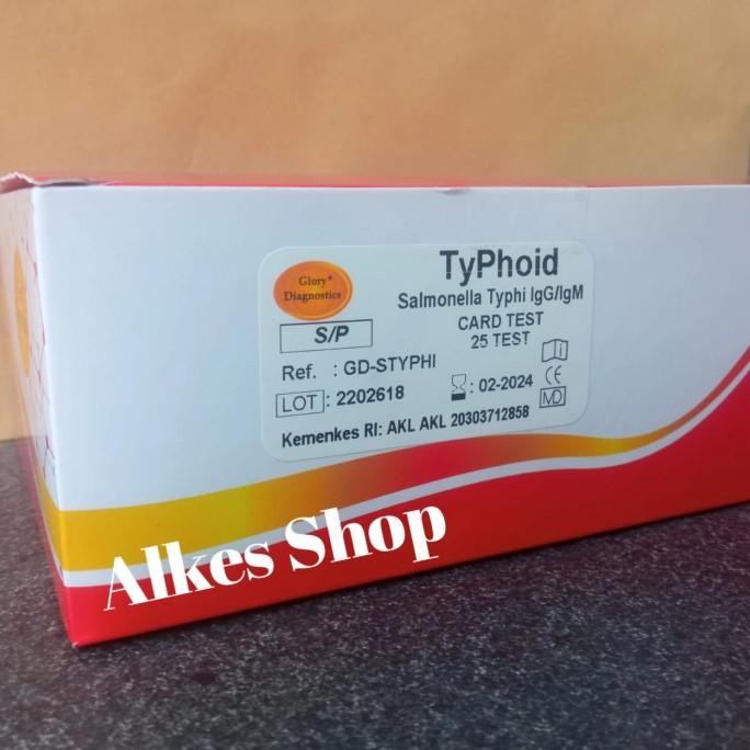 Typhoid Typhi Salmonella Igg/Igm | Tifoid Test Card/Cassette Berkualitas