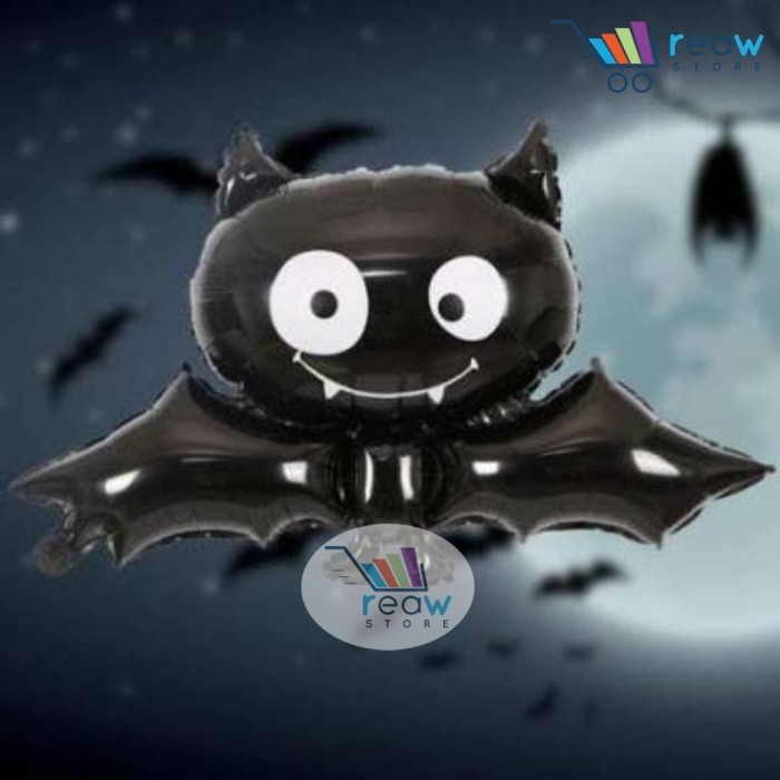 #####] Balon Foil Halloween Animal / Hewan Kelelawar / Bat
