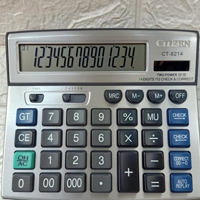

BYP-27 KALKULATOR CITIZEN CT 8214 / 14 DIGIT Sale