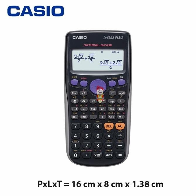 

Ok75 Kalkulator Scientific Casio fx-82ES Plus Terlaris