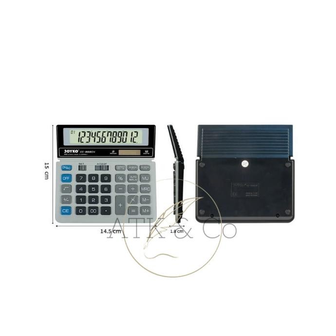 

My56 Calculator Pasar Joyko CC-868CH - Kalkulator 12 Digits Check Correct Termurah