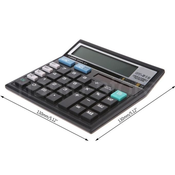 

gh-45 Calculator / Kalkulator 512 12 Digit Check & Correct Dual Power Premium