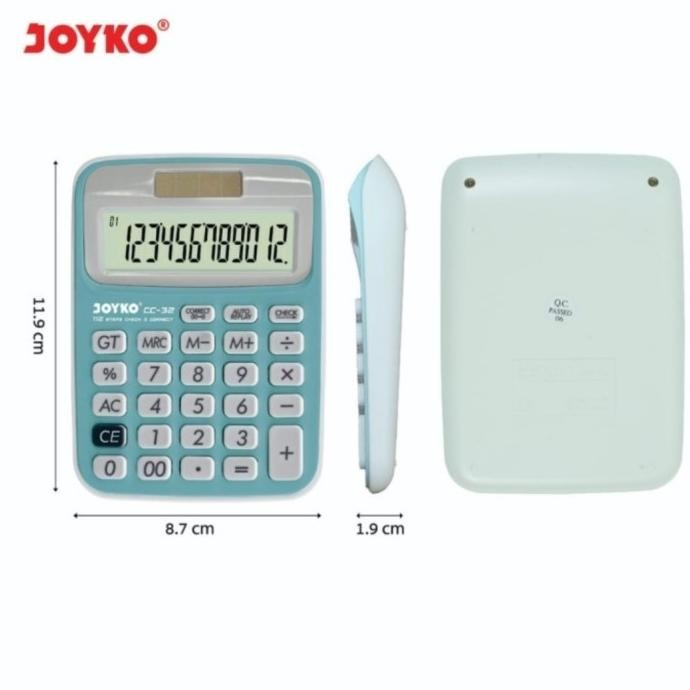 

yt- JOYKO CC32 CHECK & CORRECT CALCULATOR - Kalkulator Meja CC 32 Berkualitas