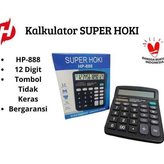 

qw-7 Kalkulator Arashi 12 Digit ARC 512B Solar Panel Display Besar Terlaris