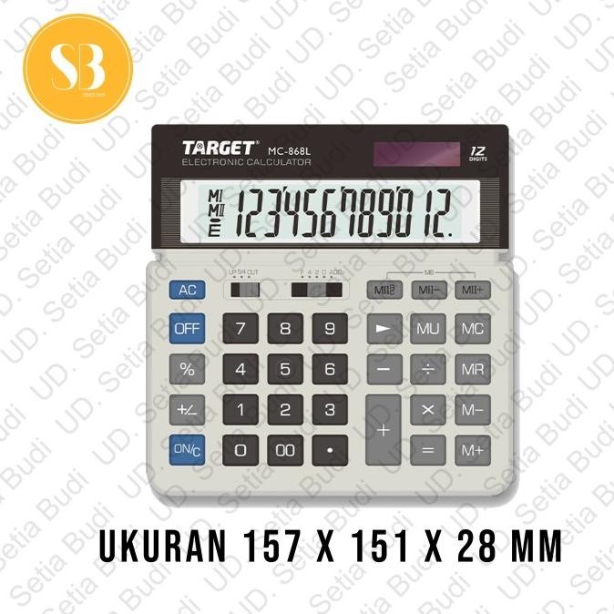 

jy-6 Kalkulator Dekstop Target MC-868L Kalkulator Meja Dagang Target MC-868 Murah