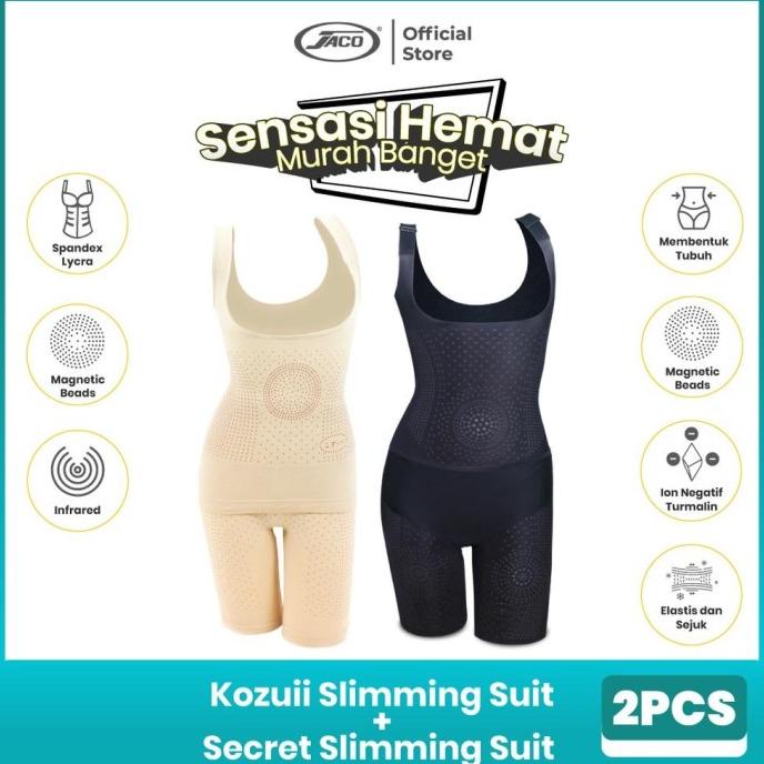 Ada Bundle 11 Korset Kozui Slimming Suit + Secret Slimming Suit Jaco Outletbluemine