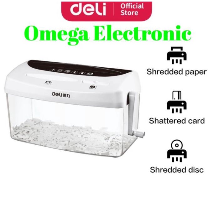 

Deli 9935 Penghancur Kertas Manual Paper Shredder Kapasitas 1 Lembar