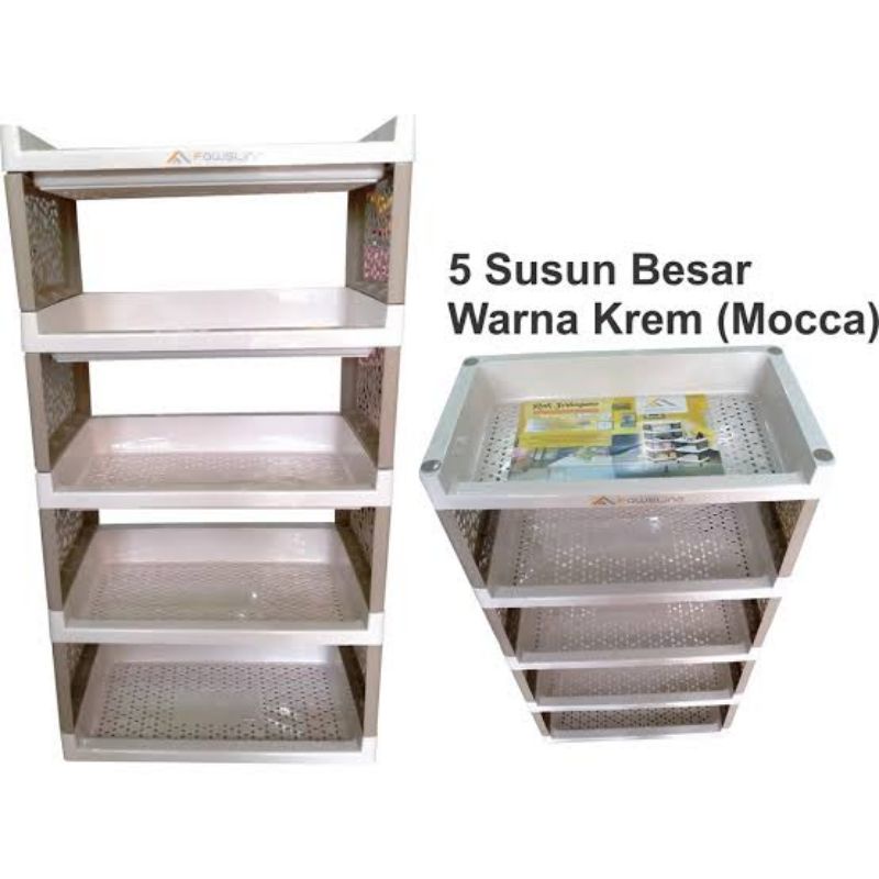 YN595 Rak Susun Fawsline 5 Tingkat Besar