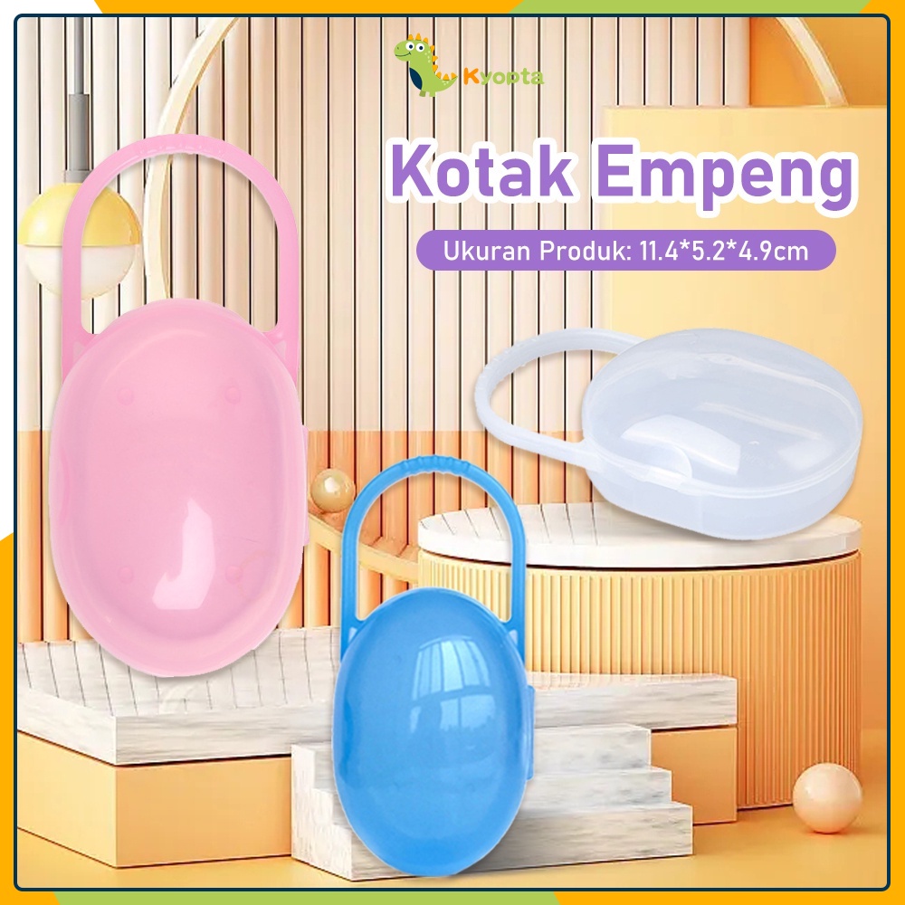 Kyopta Pacifier case kotak penyimpanan dot empeng bayi Wadah dot bayi