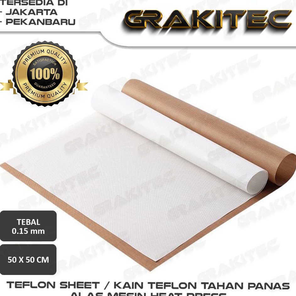 

Ready Stock Teflon Sheet / Kain Teflon Tahan Panas Serbaguna / Alas Mesin Press Z50 ➯