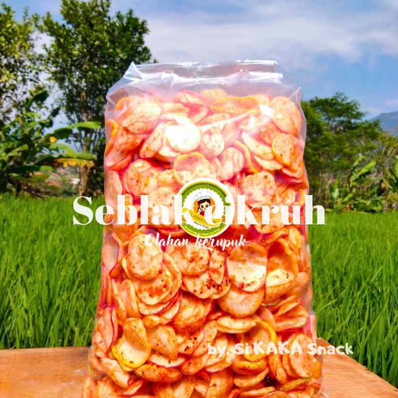 

[ 1 kg ] SEBLAK CIKRUH - SEBLAK KERUPUK - SEBLAK KERING - SI KAKA SNACK