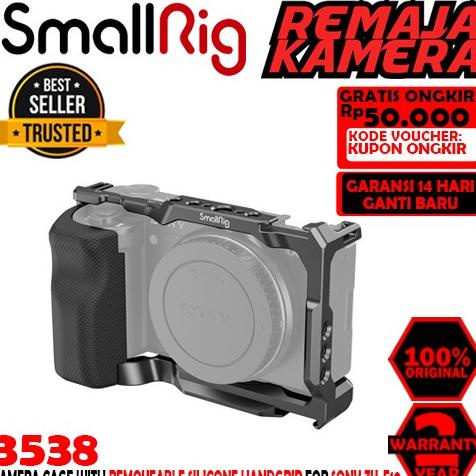 SMALLRIG CAGE WITH SILICONE HAND GRIP FOR SONY ZV-E10 3538 - RESMI